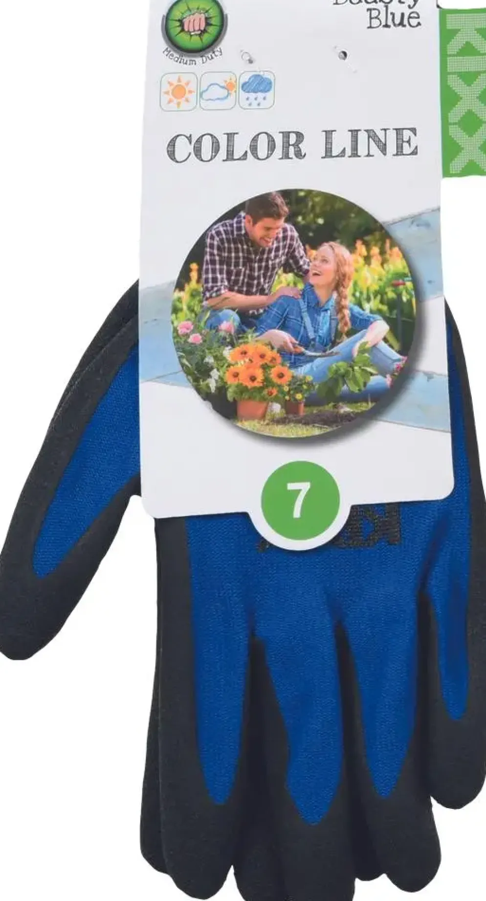 KIXX tuinhandschoen Beasty Blue maat 9