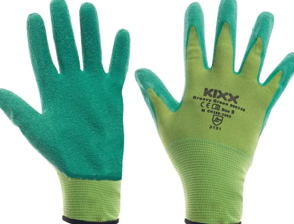KIXX Tuinhandschoen Groovy Green Maat 7