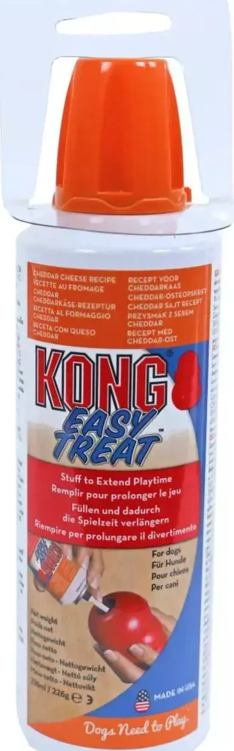 Kong Easy Treat spuitbus, cheddar pasta