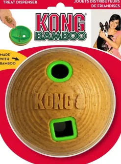 Kong hond Bamboo feeder ball, medium.