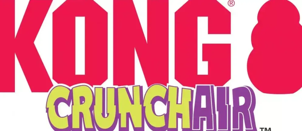 Kong hond Crunchair tennisbal, medium net a 3 stuks.