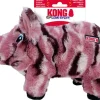 Kong hondenspeelgoed low stuff stripes pig medium