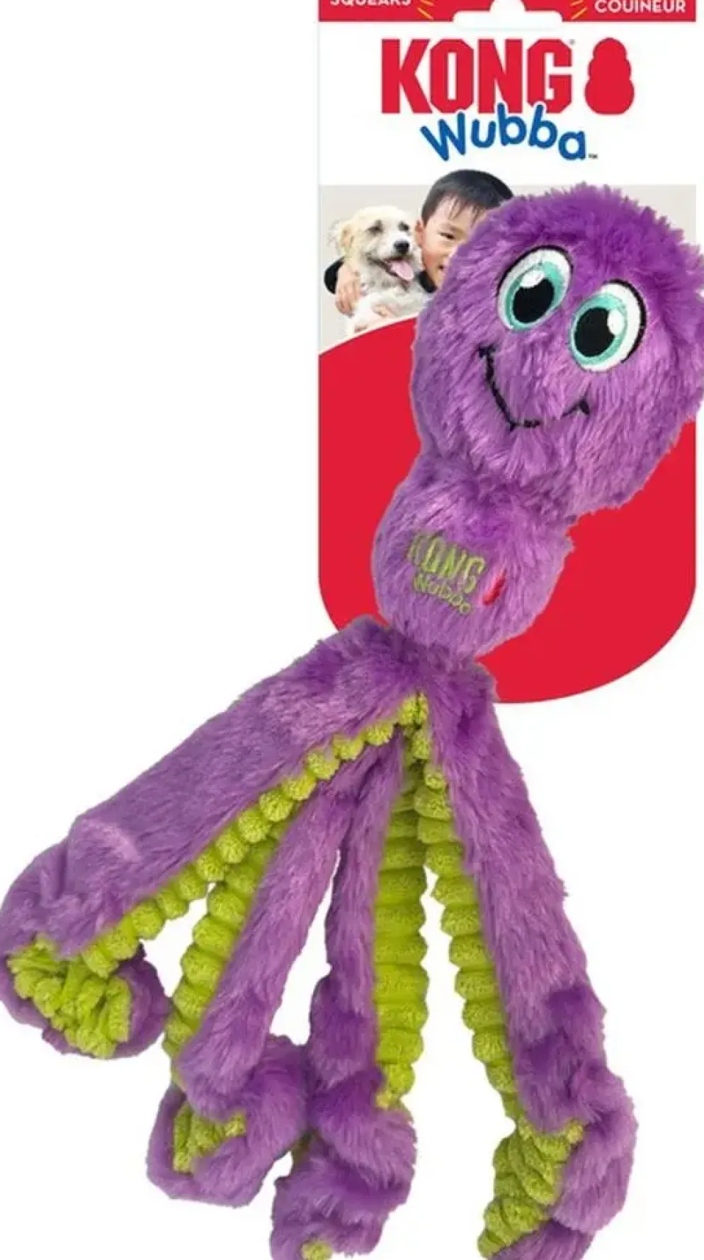 Kong hondenspeelgoed wubba octopus large