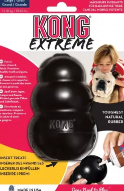 Kong hond Extreme rubber “L”, zwart