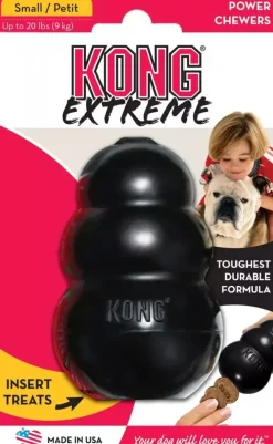 Kong hond Extreme rubber “S”, zwart