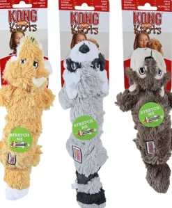Kong hond Knots Scrunch vos, S/M.