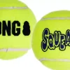 Kong hond Squeakair met piep large, net à 2 tennisballen (Ø 7,5 cm)