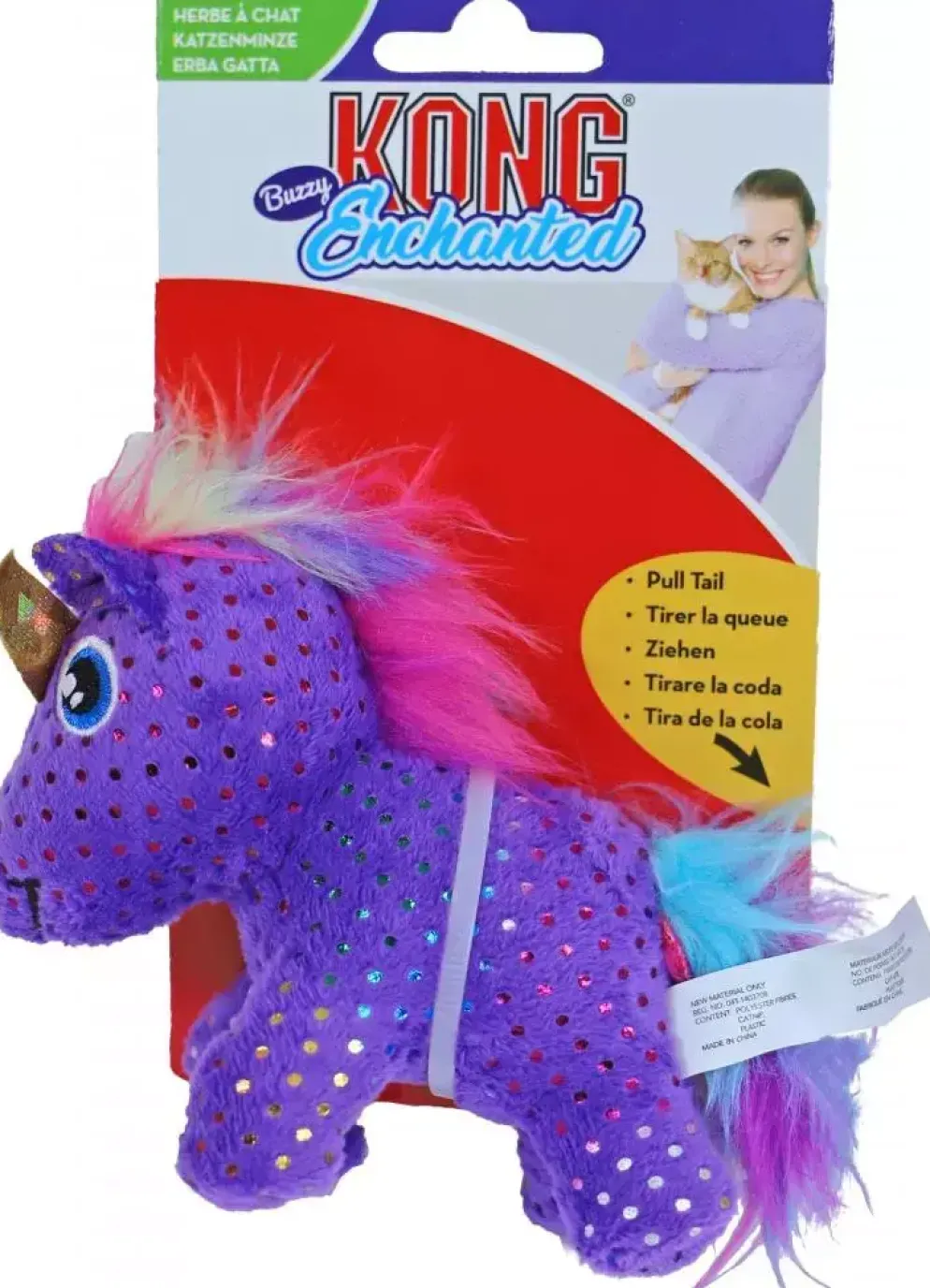 Kong kat Enchanted Buzzy unicorn
