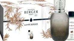 Lampe Berger giftset brander evanescence gris mystic leather 250 ml