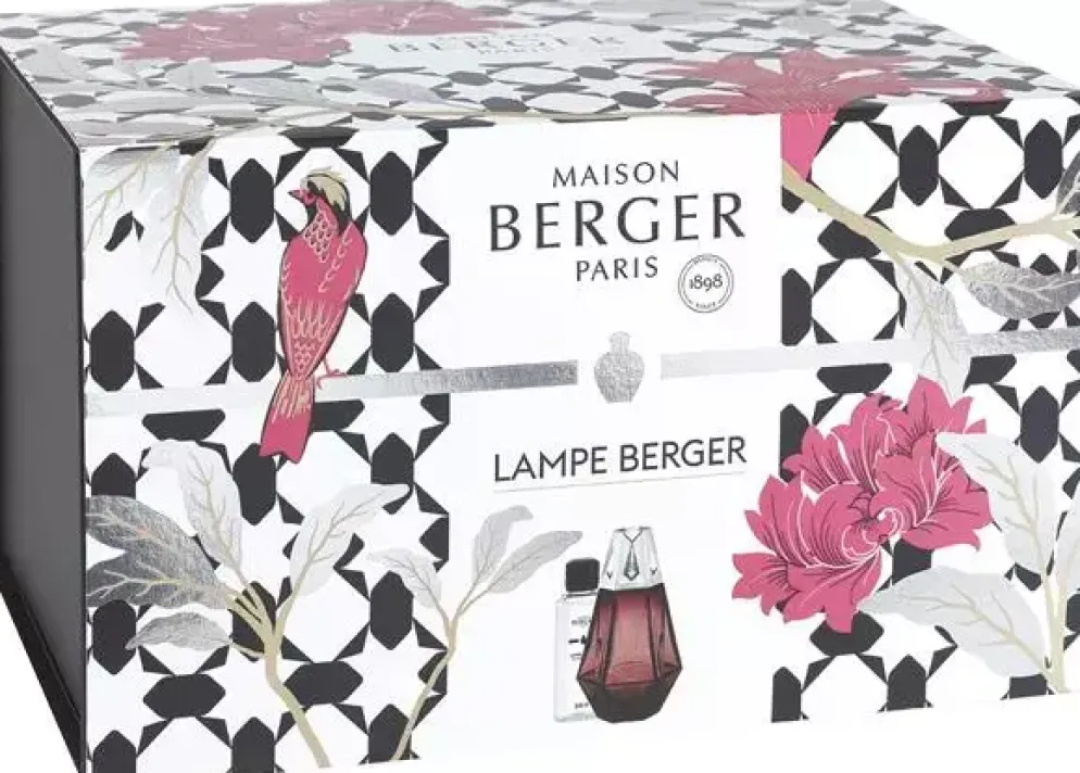 Lampe Berger giftset brander prisme grenat wilderness 250 ml