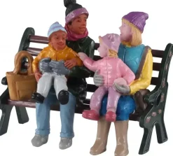 Lemax a day at the park kerstdorp figuur type 4 Vail Village 2020