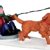 Lemax alternative energy kerstdorp figuur type 2 Vail Village 2013