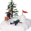 Lemax angel's wings bewegend kerstdorp tafereel 2004