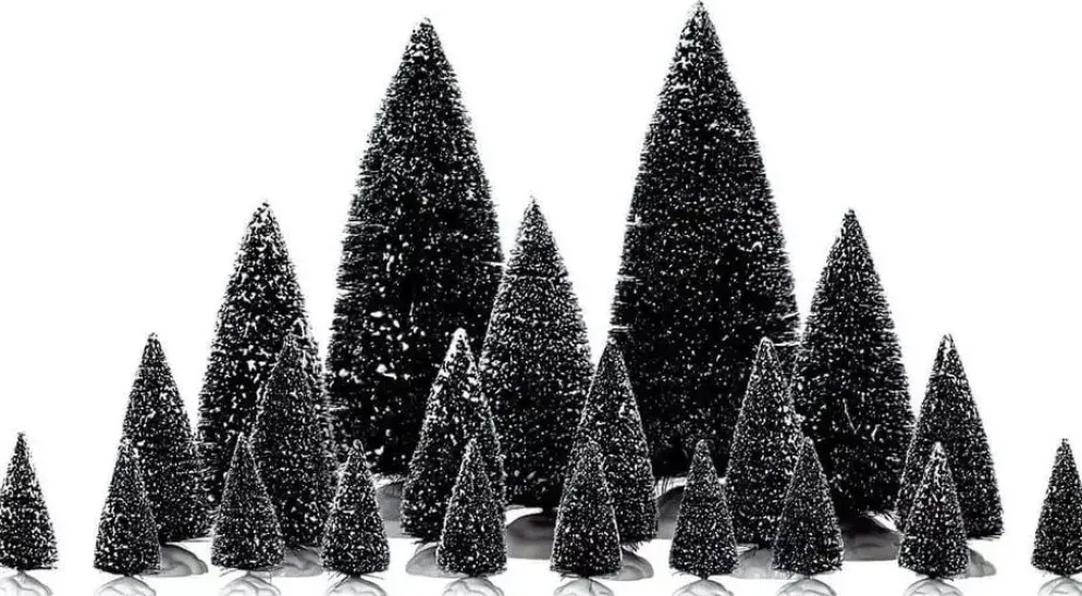 Lemax assorted pine trees s/21 boom 2020