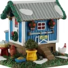 Lemax backyard chicken coop kerstdorp tafereel Caddington Village 2025