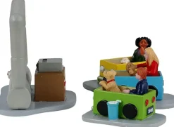 Lemax backyard drive-in, set of 4 kerstdorp tafereel Caddington Village 2023
