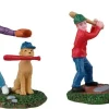 Lemax baseball practice, set of 3 kerstdorp figuur type 4 2023