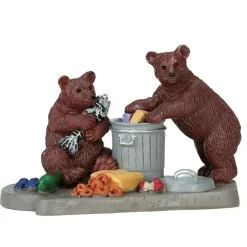 Lemax bear buffet kerstdorp figuur type 2 Vail Village 2017