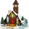 Lemax bear creek chapel verlicht kerk Vail Village 2024