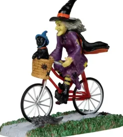 Lemax be-witching bike ride halloween figuur Spooky Town 2013