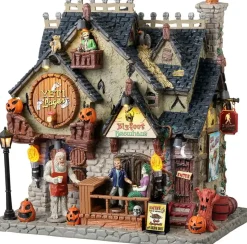 Lemax bigfoot brewhaus verlicht huisje Spooky Town 2024
