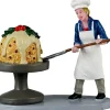 Lemax biggest christmas pudding! kerstdorp figuur type 2 Caddington Village 2024