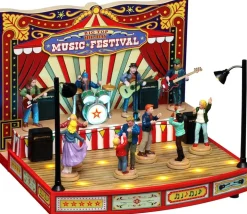 Lemax big top holiday music festival bewegende attractie Carnival 2026