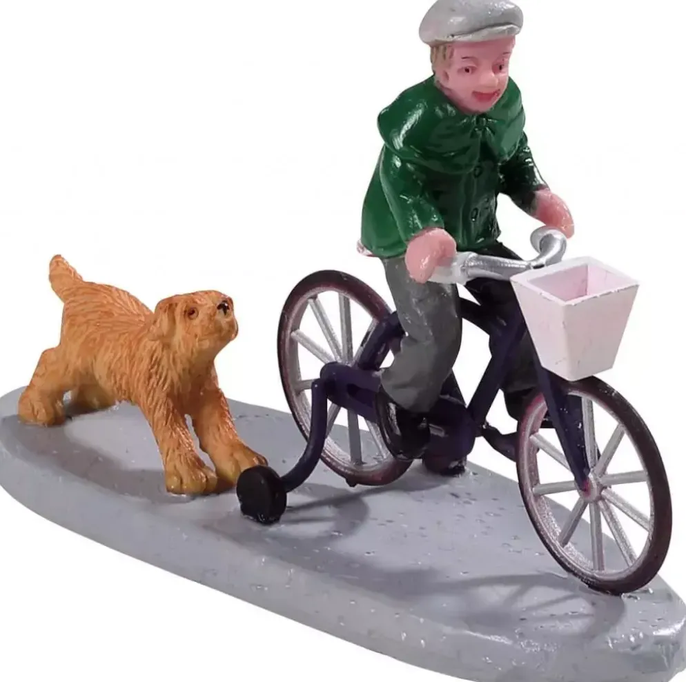 Lemax biking fun kerstdorp figuur type 2 2019