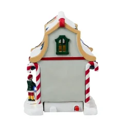 Lemax blitzen's den verlicht kerstdorp tafereel Santa's Wonderland 2024