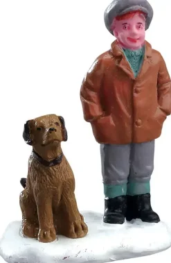 Lemax boy's best friend kerstdorp figuur type 1 Caddington Village 2017