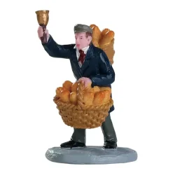 Lemax bread peddler kerstdorp figuur type 2 Caddington Village 2018