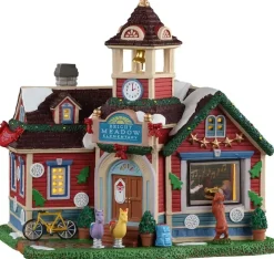 Lemax bright meadow elementary verlicht kersthuisje Caddington Village 2021
