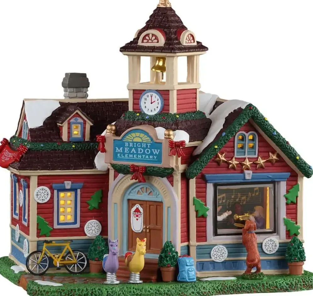 Lemax bright meadow elementary verlicht kersthuisje Caddington Village 2021