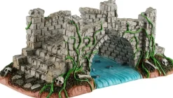 Lemax broken bridge tafereel Spooky Town 2026