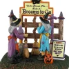 Lemax brooms to go tafereel Spooky Town 2024
