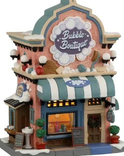 Lemax bubble boutique verlicht kersthuisje Caddington Village 2022