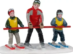 Lemax bunny slope beginners kerstdorp figuur type 3 Vail Village 2021