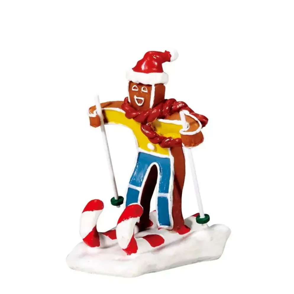 Lemax candy cane skier kerstdorp figuur type 2 Sugar 'N' Spice 2017