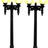 Lemax candy corn street light, set of 2, b/o (4.5v verlichte straatlantaarn Spooky Town 2023