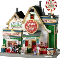 Lemax candy galore & more verlicht kersthuisje Harvest Crossing 2024