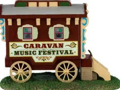 Lemax caravan music festival kerstdorp tafereel Carnival 2024