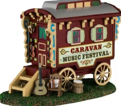 Lemax caravan music festival kerstdorp tafereel Carnival 2024