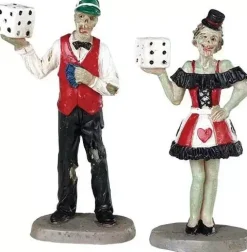 Lemax casino figurine s/2 figuur Spooky Town 2019