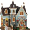 Lemax chapel of everlasting life verlichte kerk Caddington Village 2021