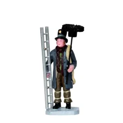 Lemax chimney sweep kerstdorp figuur type 2 Caddington Village 2013