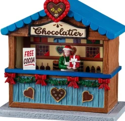 Lemax chocolatier kersthuisje Caddington Village 2026