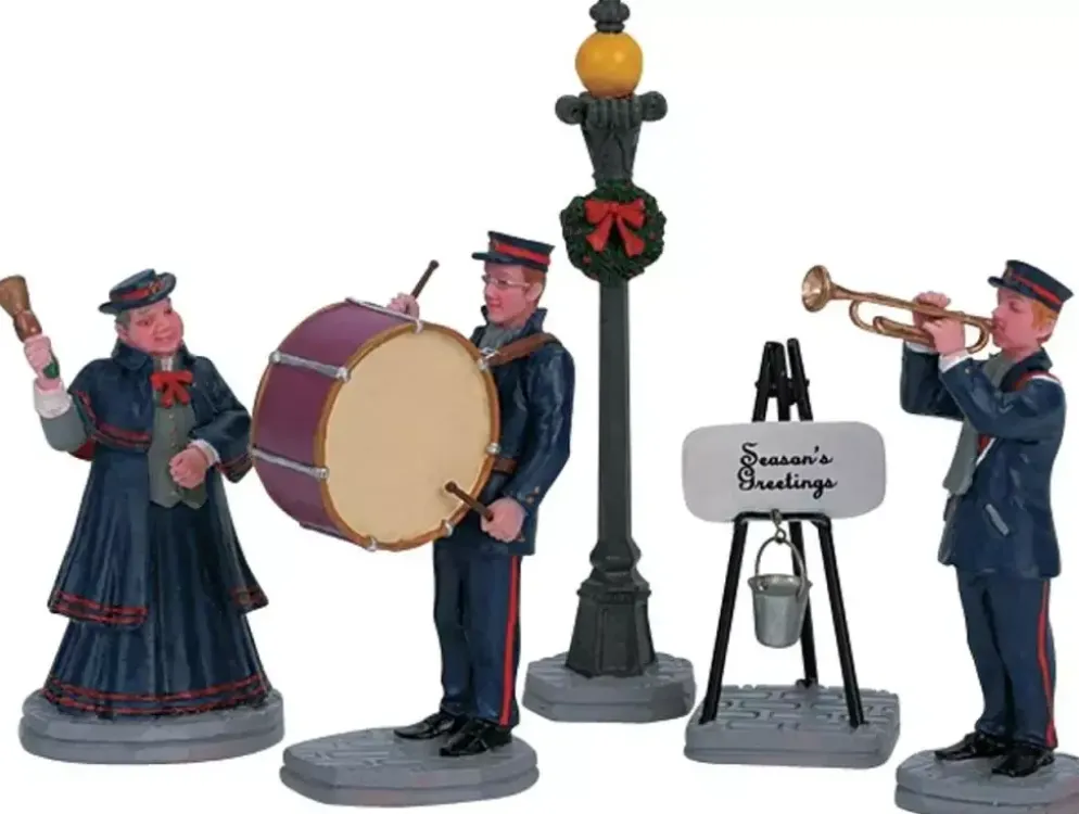 Lemax christmas band s/5 kerstdorp figuur type 4 Caddington Village 2006