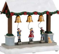 Lemax christmas bells are ringing bewegend kerstdorp tafereel Caddington Village 2026