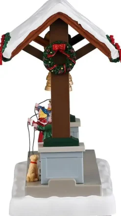Lemax christmas bells are ringing bewegend kerstdorp tafereel Caddington Village 2026
