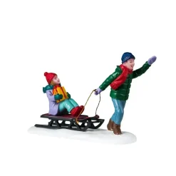 Lemax christmas eve visit kerstdorp figuur type 2 Caddington Village 2024